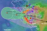 Tin mới nhất về bão số 5: Thời điểm, cường độ khi đổ bộ đất liền, mưa lớn dữ dội