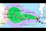 Biển Đông đón bão số 15, hướng di chuyển phức tạp