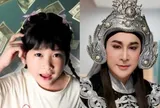 Cháu ngoại của Kim Tử Long đóng kịch