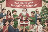 Một công ty ‘phát quà’ Giáng sinh bằng cổ tức tiền mặt 20%