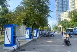 TPHCM lắp đặt tủ đổi pin trên vỉa hè