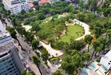 Công viên trên khu đất vàng Nhà thi đấu Phan Đình Phùng chính thức mở cửa