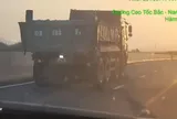 Tài xế xe ben bị phạt vì lỗi nhiều người hay mắc phải khi chạy trên cao tốc