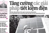 Báo in ngày 1-4: Tăng cường các giải pháp tiết kiệm điện