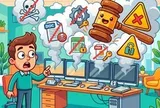 Cảnh báo khẩn: Hàng loạt web "lậu" đóng cửa, doanh nghiệp đối diện án phạt nặng nếu tiếp tục dùng phần mềm không bản quyền