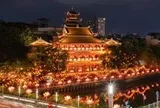 Chùa Pháp Hoa rực rỡ mùa Phật đản 2026