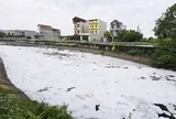 Nước kênh đen đặc, nổi bọt trắng bay cả vào nhà: UBND tỉnh chỉ đạo xử lý dứt điểm