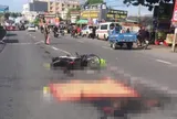 Ô tô đầu kéo va chạm xe máy vào đầu giờ sáng, một phụ nữ tử vong