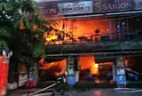 Quán nhậu ở Nha Trang bốc cháy kèm nhiều tiếng nổ, thực khách tháo chạy