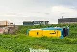 Ô tô khách mất lái khi di chuyển trên cao tốc Pháp Vân - Cầu Giẽ, 4 người tử vong