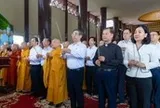 Lễ tưởng niệm các anh hùng liệt sĩ ở Học viện Phật giáo Việt Nam tại TP.HCM