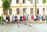 Cảnh sát đồng loạt kiểm tra, bắt tạm giam Nguyễn Tùng Lâm SN 1989 và 20 người khác
