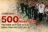 Toàn cảnh chiến dịch 500 ngày đêm: 1.491 hài cốt liệt sĩ đã được tìm kiếm, quy tập