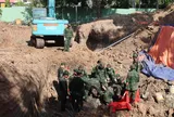 Tiếp tục phát hiện 17 hài cốt liệt sĩ cùng nhiều di vật ở công viên Lê Thị Riêng
