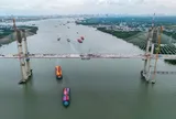 Dự án cầu dây văng cao nhất Việt Nam tăng tốc về đích trong tháng 9