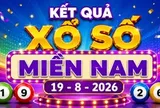 XSMN 19/8 - Kết quả XSMN hôm nay thứ Tư ngày 19/8/2026