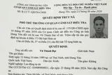 Công an kêu gọi bị can Vũ Thành Đạt SN 1989 sớm ra đầu thú