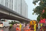 Hà Nội thông tin về các điểm úng ngập sau trận mưa lớn