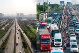 Hình ảnh đối lập ở hai cửa ngõ TPHCM ngày người dân trở lại làm việc