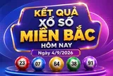 XSMB 4/9 - Kết quả xổ số miền Bắc hôm nay ngày 4/9/2026