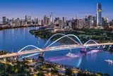 Ngắm phối cảnh cầu Thủ Thiêm 4 với 4 vòm sóng trên sông Sài Gòn