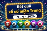 XSMT 9/9 - Trực tiếp kết quả XSMT hôm nay 9/9/2026