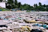 Rác tràn vào bờ biển Mũi Né nhiều 'kinh hoàng', con người rải xuống, biển trả lại?