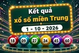 XSMT 1/10 - Kết quả xổ số miền Trung ngày 1 tháng 10