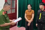 Thi hành lệnh khám xét, khởi tố Phó Trưởng phòng Kỹ thuật môi trường Hứa Thị Ngân SN 1987