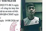 Công an truy tìm ông Nguyễn Đức Kiên SN 1993