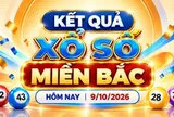 XSMB 9/10 - Kết quả xổ số miền Bắc hôm nay 9/10/2026