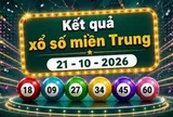 XSMT 21/10 - Kết quả xổ số miền Trung hôm nay ngày 21 tháng 10