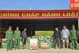 11 người vận chuyển hơn 6 tấn thực phẩm qua biên giới, một số thùng bốc mùi hôi thối