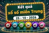 XSMT 25/10 - Kết quả xổ số miền Trung hôm nay ngày 25 tháng 10