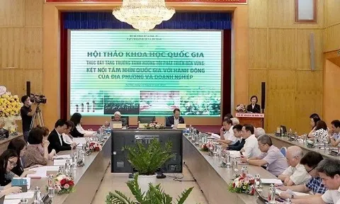 Hội thảo khoa học quốc gia thúc đẩy tăng trưởng xanh hướng tới phát triển bền vững