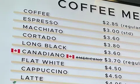 Canada đổi tên cà phê Americano thành 'Canadiano'