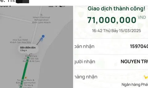 Vụ chuyển tiền Grab từ 71.000 đồng thành 71 triệu đồng: Nữ hành khách đã nhận lại đủ tiền