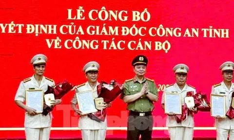 21 Trưởng, Phó phòng nghiệp vụ Công an tỉnh Lạng Sơn nghỉ hưu trước tuổi