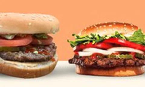 Burger King bị kiện vì ‘sản phẩm thực tế nhỏ hơn quảng cáo’