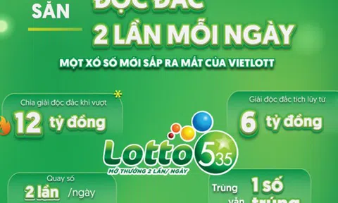 Vietlott sắp “chào sân” xổ số trùng 1 số có giải thưởng