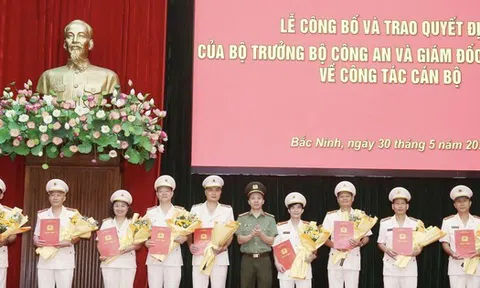 17 cán bộ Công an tỉnh Bắc Ninh nghỉ hưu trước tuổi