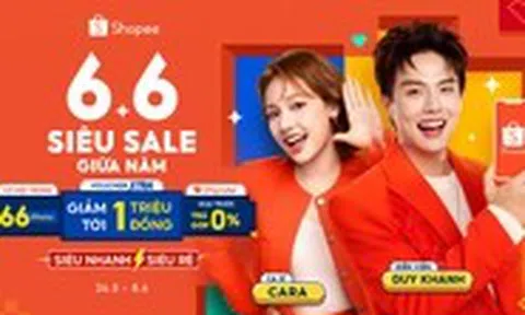 Nhập hội mua sắm thả ga, freeship cực đã cùng Shopee siêu sale 6-6