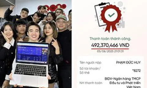 1 TikToker vừa công khai nộp thuế gần 500 triệu đồng trong tháng 5: Dân mạng nói gì về tổng thu nhập phía sau?