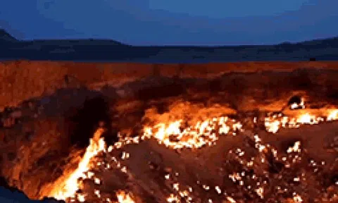 Ngọn lửa ở "cổng địa ngục" cháy ngùn ngụt suốt 50 năm đang tắt dần