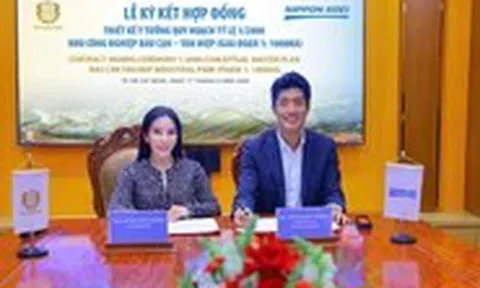 Công ty Cổ phần KCN Tân Hiệp ký kết hợp đồng tư vấn quy hoạch KCN Bàu Cạn - Tân Hiệp với Nippon Koei