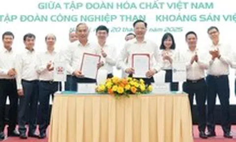 Hai tập đoàn hóa chất và than, khoáng sản bắt tay hợp tác mua bán sản phẩm