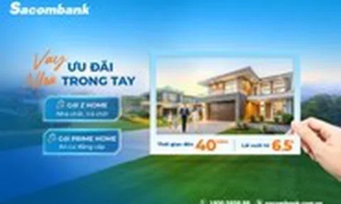Mở rộng cánh cửa an cư cùng Sacombank