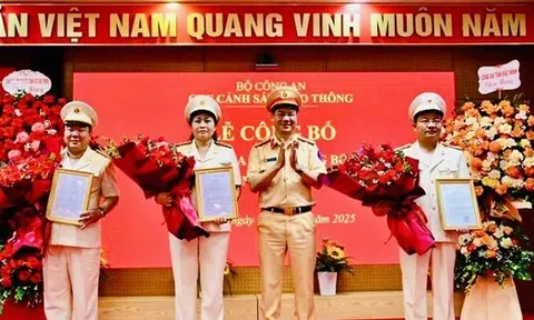 Cục CSGT có thêm 3 phó cục trưởng