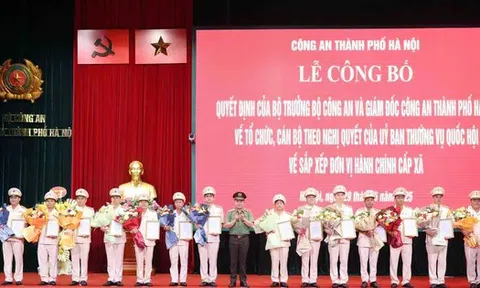 Công an Hà Nội ra mắt 126 Trưởng Công an cấp xã