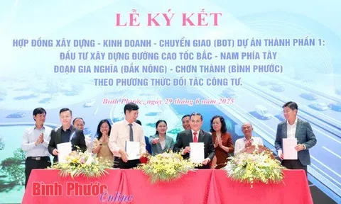 Liên danh Vingroup - Techtra ký kết xây cao tốc gần 20.000 tỷ đồng với tỉnh Bình Phước